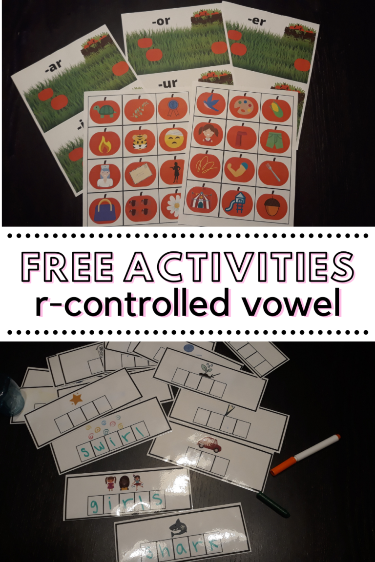 Free R-Controlled Vowels Sort Printable