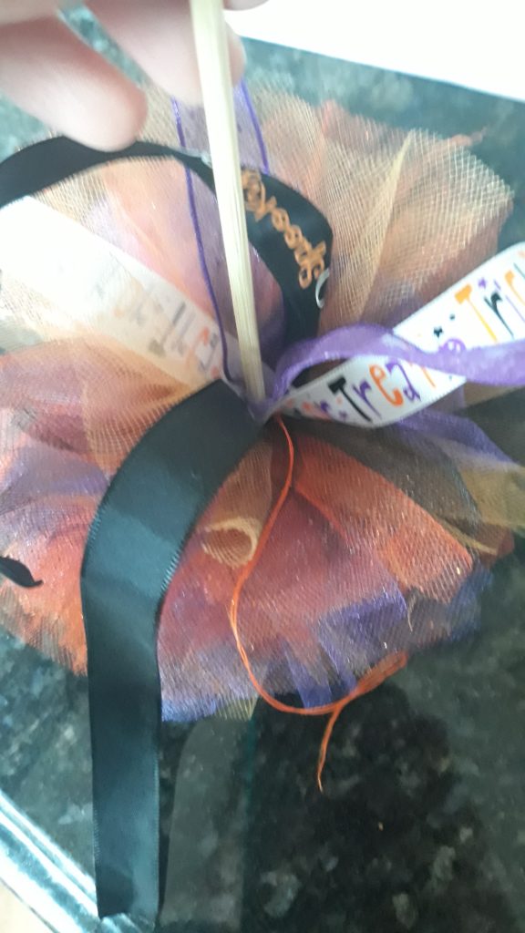 easy homemade tulle wand