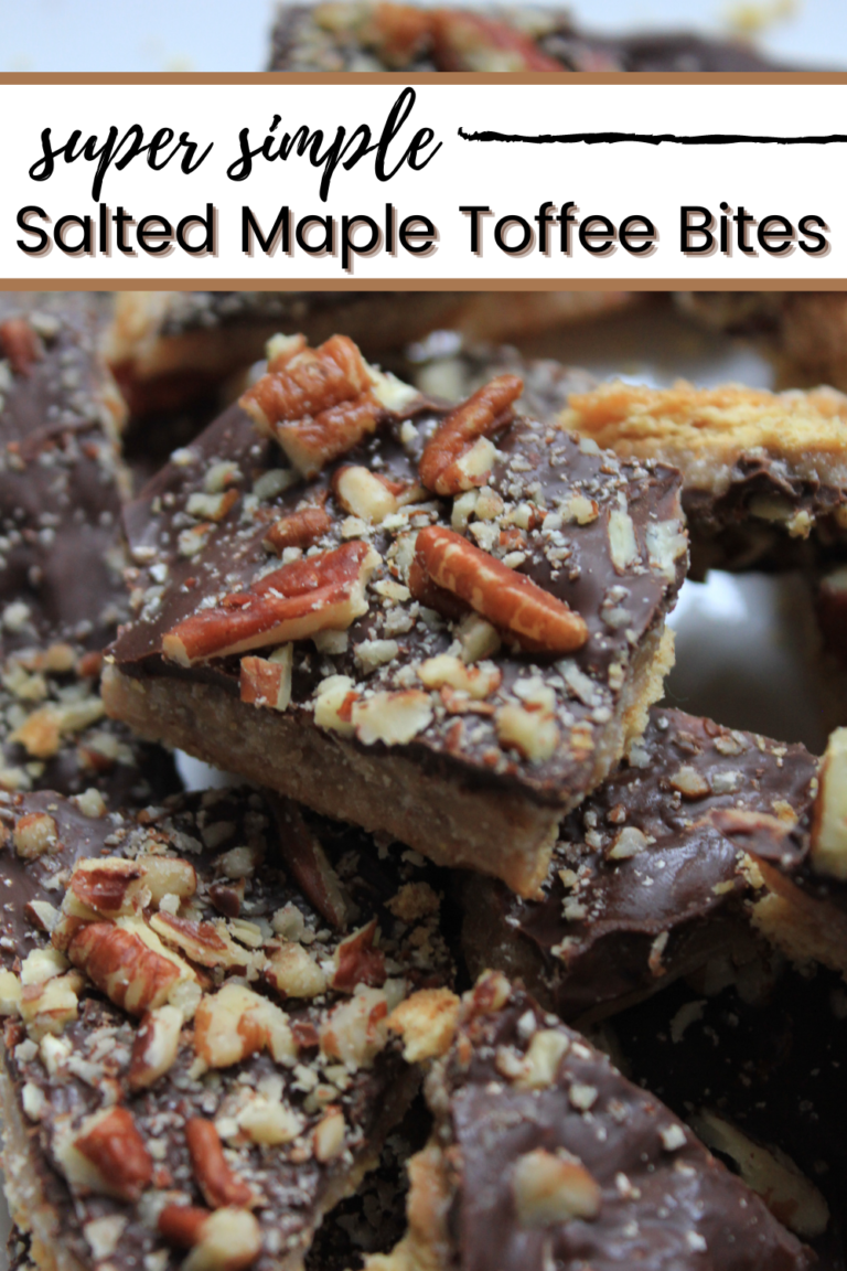 Salted Maple Toffee Bites
