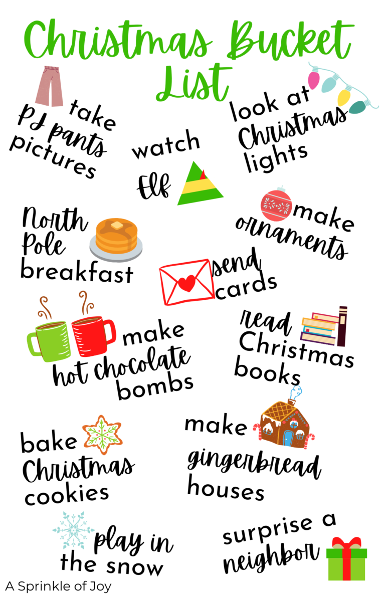 Christmas Bucket List {2020}