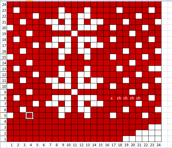 knit like fair isle crochet snowflake mittens