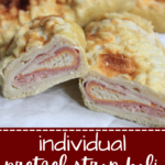 Simple Individual Pretzel Stromboli