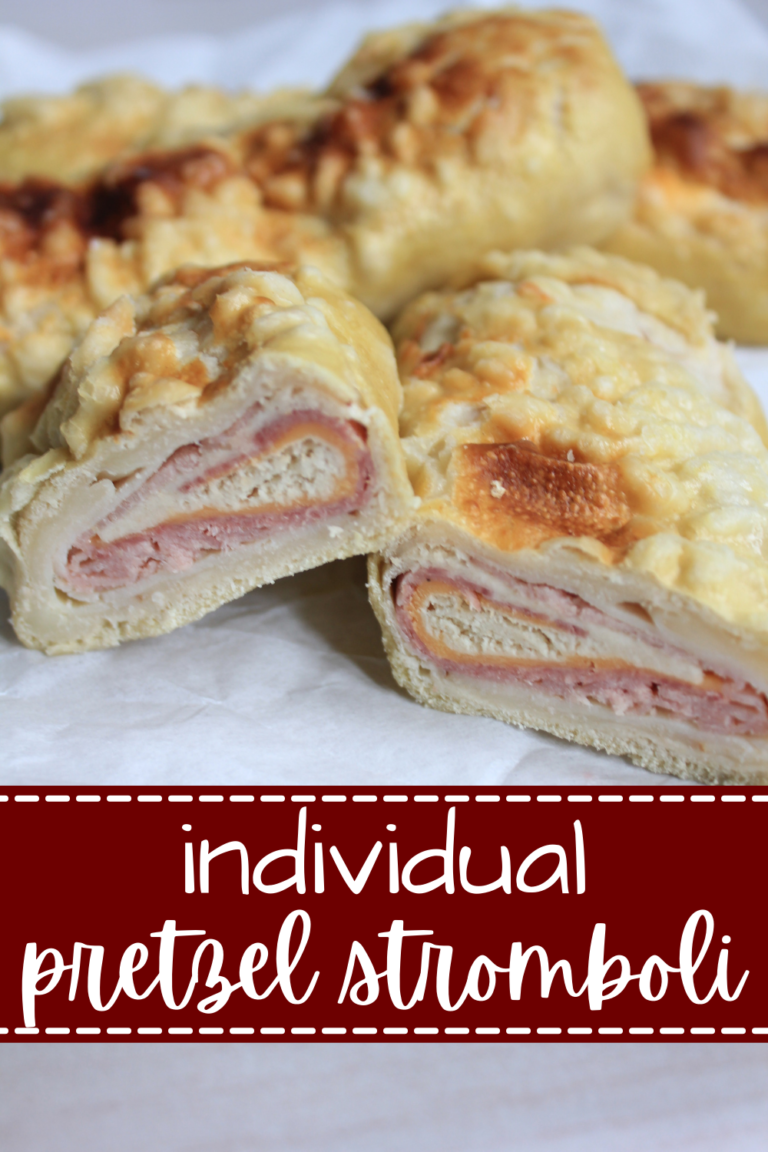 Simple Individual Pretzel Stromboli