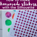 DIY Watercolor Stickers with the Silhouette