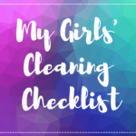 Cleaning Checklist For Kids