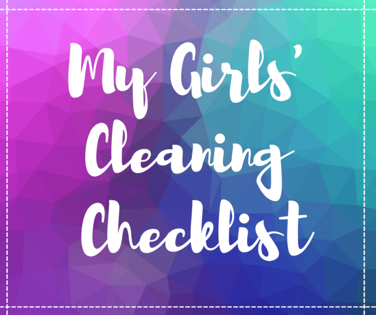Cleaning Checklist For Kids