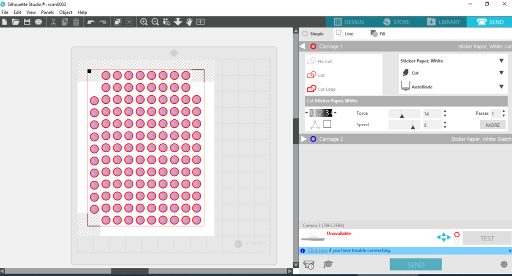 DIY Watercolor Stickers with the Silhouette