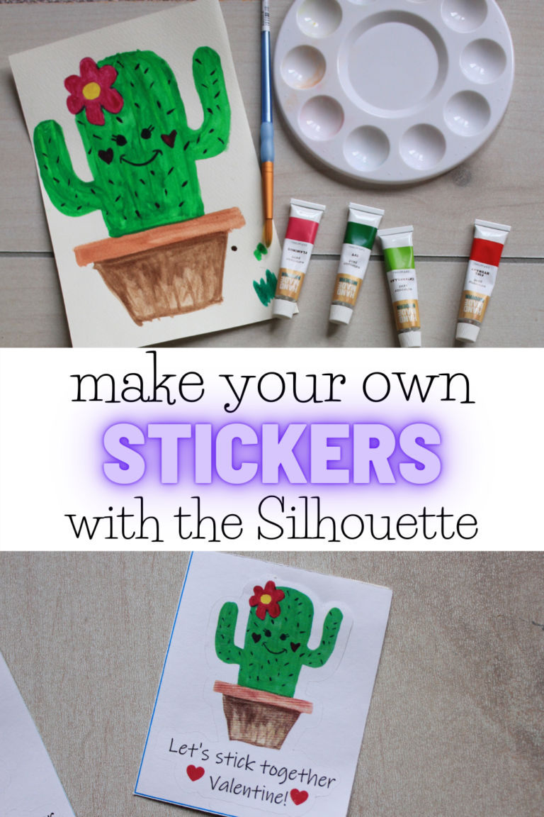 DIY Valentine Stickers with the Silhouette