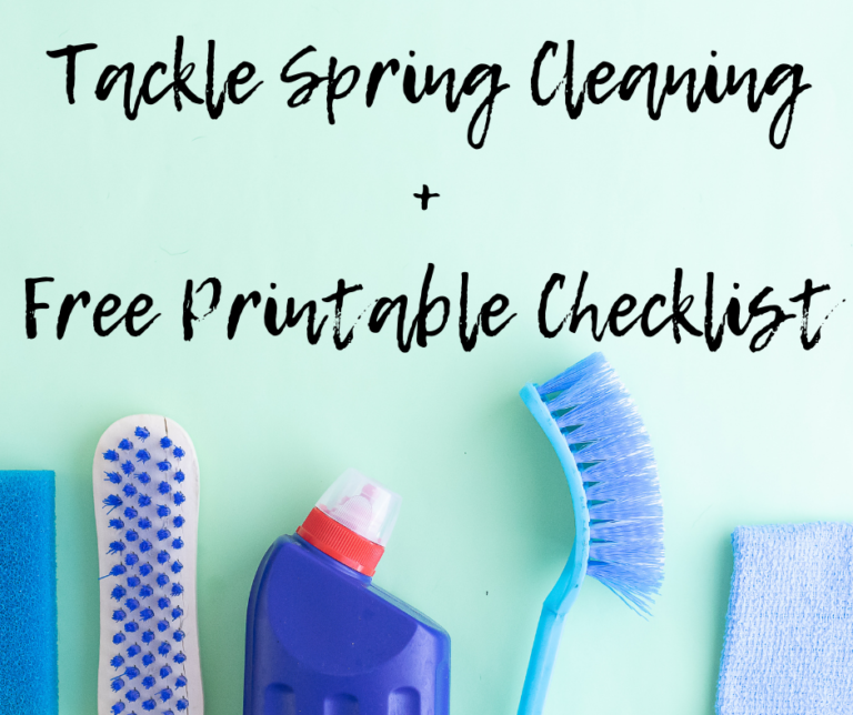 Tackle Spring Cleaning Plus a Printable Spring Cleaning Checklist