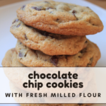 Chocolate Chip Cookies with Fresh Milled Flour