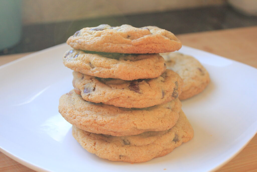 chewy whole wheat chocolate chip cookies