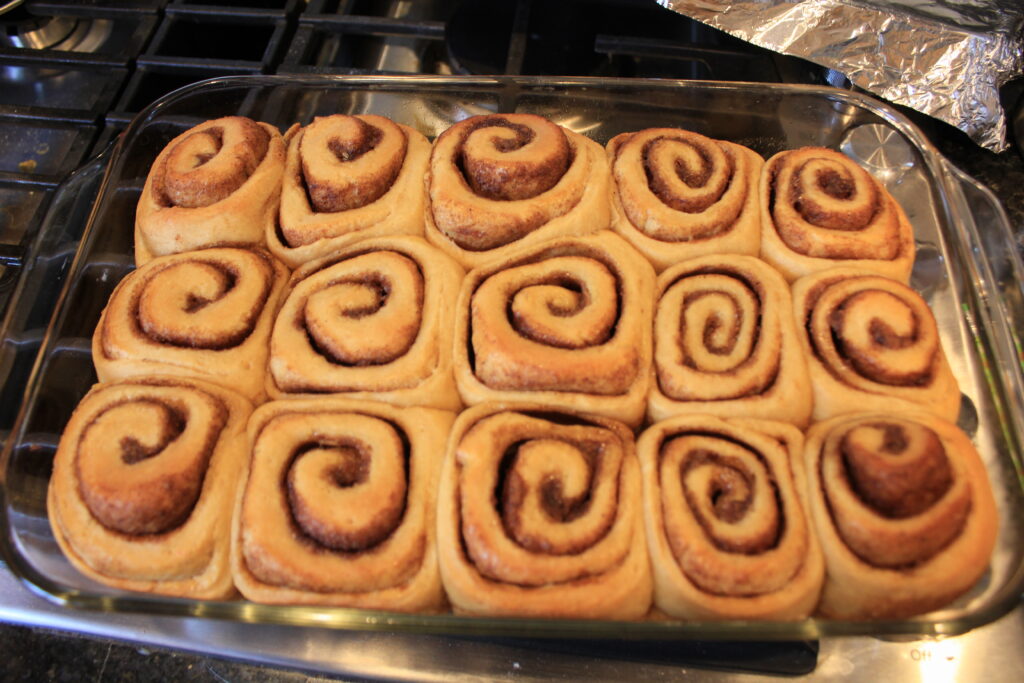 Overnight Cinnamon Rolls with Fresh Milled Flour