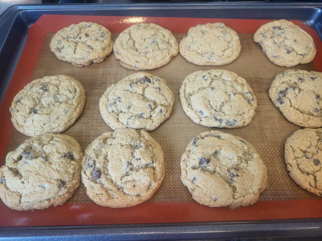 Chocolate Chip Cookies with Sourdough Discard