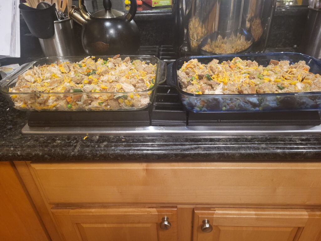 homemade chicken stuffing bake