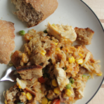 Homemade Stuffing Chicken Bake