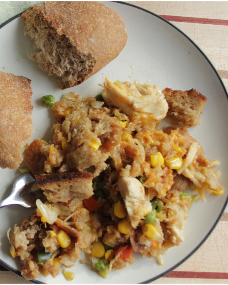 Homemade Stuffing Chicken Bake