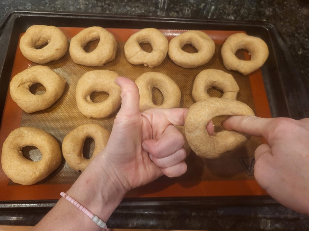 Homemade Bagels with Sourdough Discard