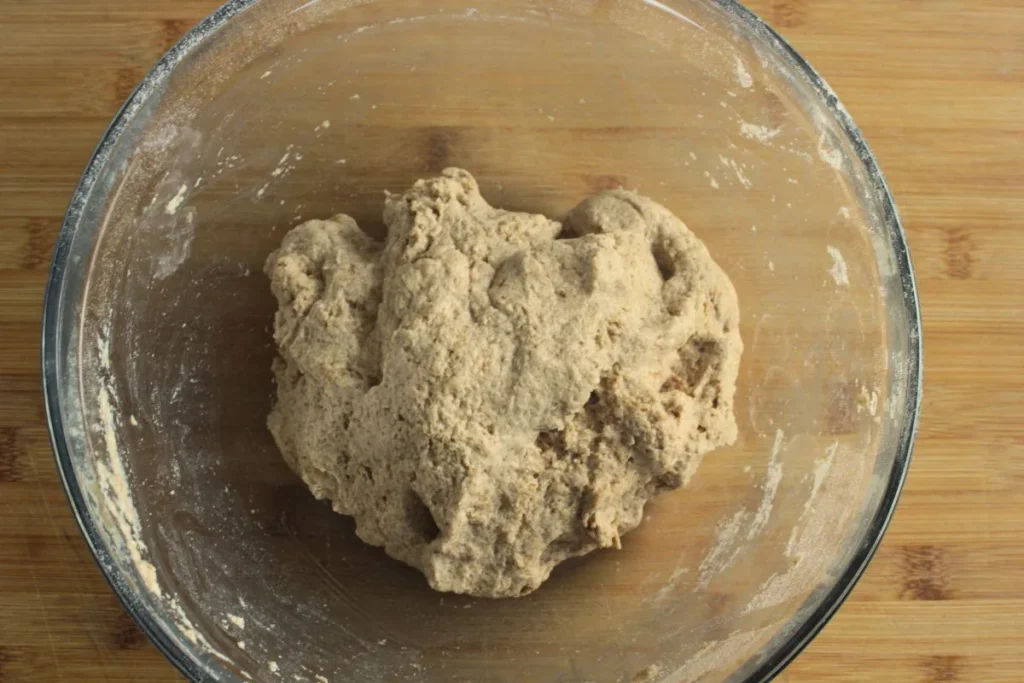 Fresh milled sourdough autolyse stage
