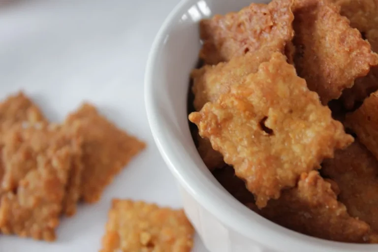 Cheese Sourdough Discard Crackers (Made with Fresh Milled Flour)