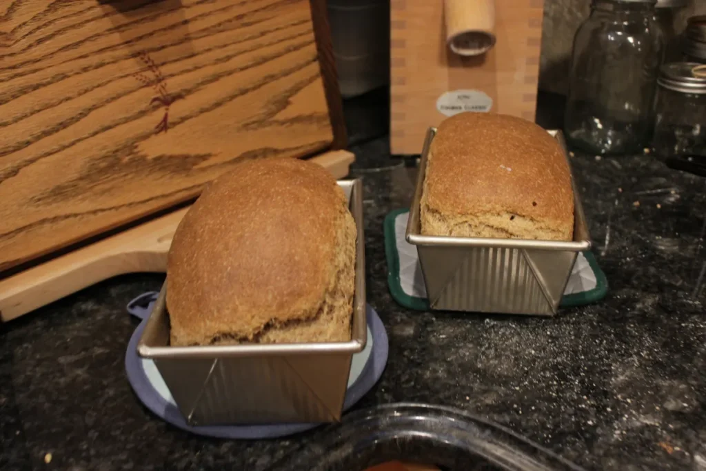 baked fresh milled sandwich bread