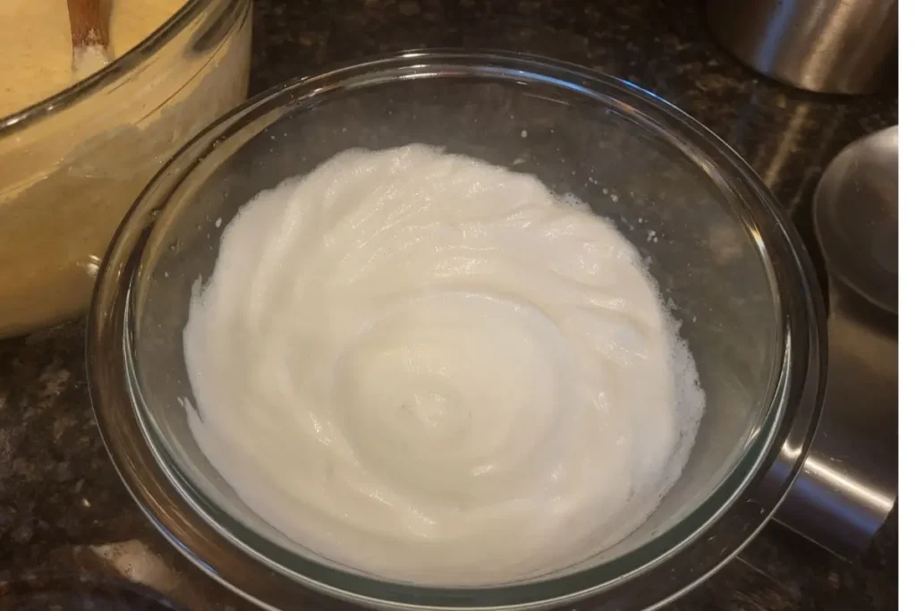 whipped egg whites for fresh milled pancakes