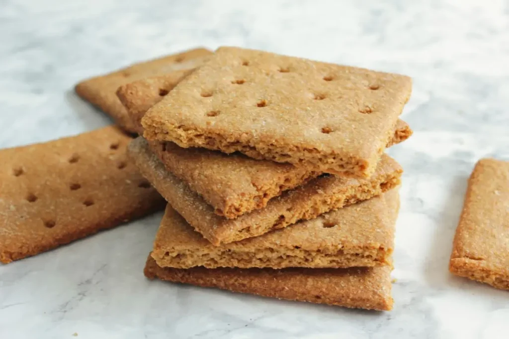 homemade graham crackers with fresh milled flour