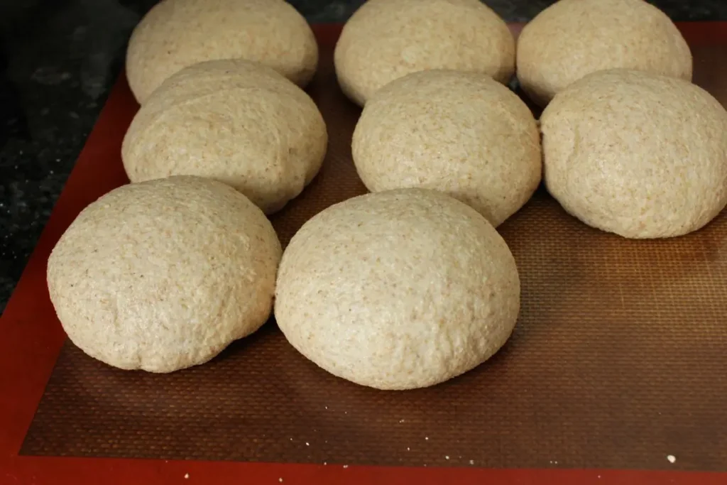 dough balls after rest