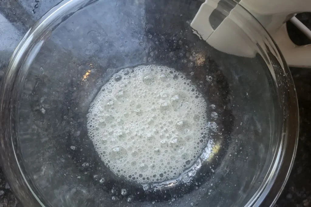 egg whites step two