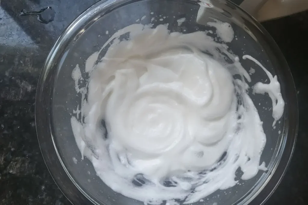 soft peak egg whites
